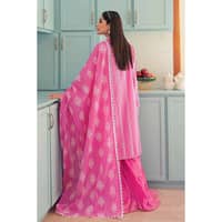 Lawn Lacquer Printed Lawn Unstitched Suit with Crochet Lace CL-32411 3PC - image 3