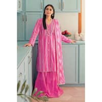 Lawn Lacquer Printed Lawn Unstitched Suit with Crochet Lace CL-32411 3PC - image 2
