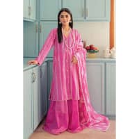 Lawn Lacquer Printed Lawn Unstitched Suit with Crochet Lace CL-32411 3PC