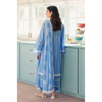 Lawn Lacquer Printed Lawn Unstitched Suit with Crochet Lace CL-32407 3PC - image 4