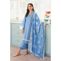 Lawn Lacquer Printed Lawn Unstitched Suit with Crochet Lace CL-32407 3PC - image 3