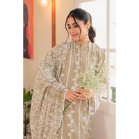 Lawn Lacquer Printed Lawn Unstitched Suit with Crochet Lace CL-32410 3PC - image 3