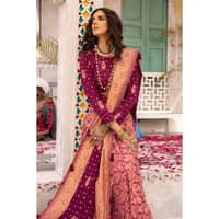 Glitter Printed Lawn Unstitched Suit CL-32533A 3PC
