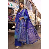 Glitter Printed Lawn Unstitched Suit CL-32534A 3PC - image 2