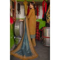 Glitter Printed Lawn Unstitched Suit CL-32537A 3PC - image 3