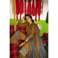 Glitter Printed Lawn Unstitched Suit CL-32537A 3PC