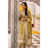 Glitter Printed Lawn Unstitched Suit CL-32538A 3PC - image 3