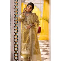Glitter Printed Lawn Unstitched Suit CL-32538A 3PC