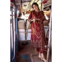 Glitter Printed Lawn Unstitched Suit CL-32539A 3PC - image 3