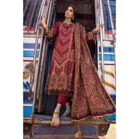 Glitter Printed Lawn Unstitched Suit CL-32539A 3PC - image 2