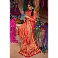 Gold and Lacquer Lawn Printed Unstitched Suit CL-32535A 3PC - image 4