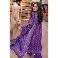 Gold Lawn Printed Unstitched Suit CL-32536A 3PC - image 5