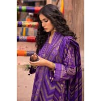 Gold Lawn Printed Unstitched Suit CL-32536A 3PC - image 4