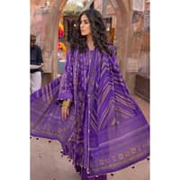 Gold Lawn Printed Unstitched Suit CL-32536A 3PC - image 3