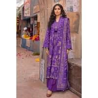 Gold Lawn Printed Unstitched Suit CL-32536A 3PC - image 2