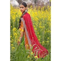 Lawn Embroidered Unstitched Suit with Embroidered Zari Dupatta FE-32099 3PC - image 3