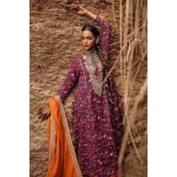 Lawn Embroidered Ustitched Suit with Embroidered Zari Dupatta FE-32098 3PC - image 5