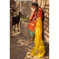 Lawn Embroidered Ustitched Suit with Embroidered Zari Dupatta FE-32102 3PC - image 5