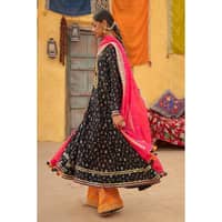 Embroidered Lawn Unstitched Suit with Embroidered Zari Dupatta FE-32101 3PC - image 5