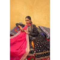 Embroidered Lawn Unstitched Suit with Embroidered Zari Dupatta FE-32101 3PC