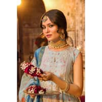 Lawn Embroidered Unstitched Suit with Jacquard Dupatta FE-32040 3PC - image 4