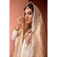 Embroidered Lawn Suit with Lacquer Printed Mehsuri Dupatta FE-32029 3PC - image 4