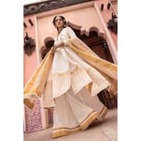 Embroidered Lawn Suit with Lacquer Printed Mehsuri Dupatta FE-32029 3PC - image 3
