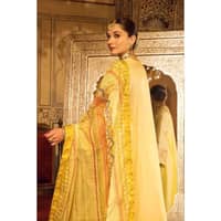 Embroidered Lawn Unstitched Suit with Embroidered Organza Dupatta FE-32041 3PC - image 5