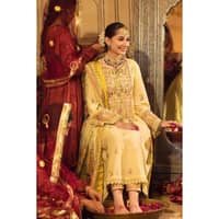 Embroidered Lawn Unstitched Suit with Embroidered Organza Dupatta FE-32041 3PC - image 6