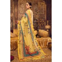 Embroidered Lawn Unstitched Suit with Printed Jacquard Dupatta FE-32043 3PC - image 5