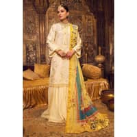 Embroidered Lawn Unstitched Suit with Printed Jacquard Dupatta FE-32043 3PC - image 3