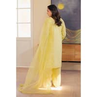 Embroidered Lawn Unstitched Suit with Embroidered Organza Dupatta FE-32007 3PC - image 3