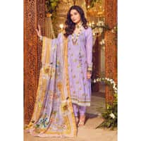 Embroidered Lawn Unstitched Suit with Jacquard Dupatta FE-32042 3PC - image 3