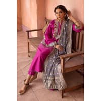 Embroidered Lawn Unstitched Suit with Jacquard Dupatta FE-32112 3PC - image 4