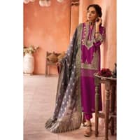 Embroidered Lawn Unstitched Suit with Jacquard Dupatta FE-32112 3PC - image 3