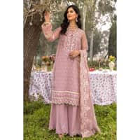 Embroidered Organza Ustitched Suit with Embroidered Organza Dupatta FE-32011 3PC - image 2