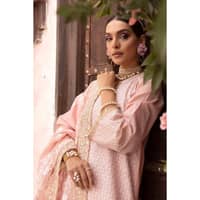 Embroidered Lawn Ustitched Suit with Embroidered Dupatta FE-32074 3PC - image 4