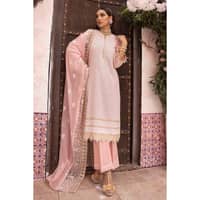 Embroidered Lawn Ustitched Suit with Embroidered Dupatta FE-32074 3PC - image 3