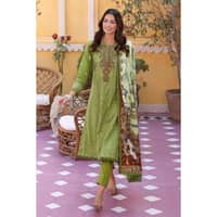 Embroidered Lawn Unstitched Suit with Dobby Dupatta DB-32016 3PC - image 6