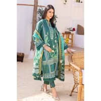 Embroidered Lawn Printed Unstitched Suit CL-32389 3PC - image 6