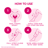 Veet Cold Wax Strips For Normal Skin 12 Strips - image 2
