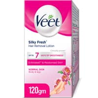 Veet Silky Fresh Hair Removal Lotion Normal Skin 120g