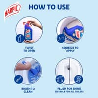 Harpic Toilet Cleaner Powerful 10x Max Cleaning Lavender 500ml - image 5