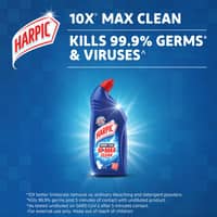 Harpic Toilet Cleaner Powerful 10x Max Cleaning Lemon 500ml - image 2