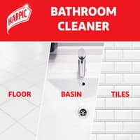 Harpic Bathroom Cleaner Stain Removal 10x Better Cleaning Lemon 1L - image 5