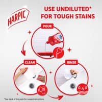 Harpic Bathroom Cleaner Stain Removal 10x Better Cleaning Floral 1L - image 4