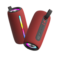 YOLO Pulse Portable Bluetooth Speaker Crimson