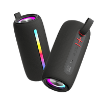 YOLO Pulse Portable Bluetooth Speaker Deep Black