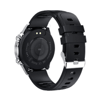 Yolo Fortuner Smart Watch Chrome Silver with Charcoal Black - image 4