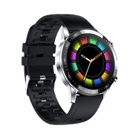 Yolo Fortuner Smart Watch Chrome Silver with Charcoal Black - image 3